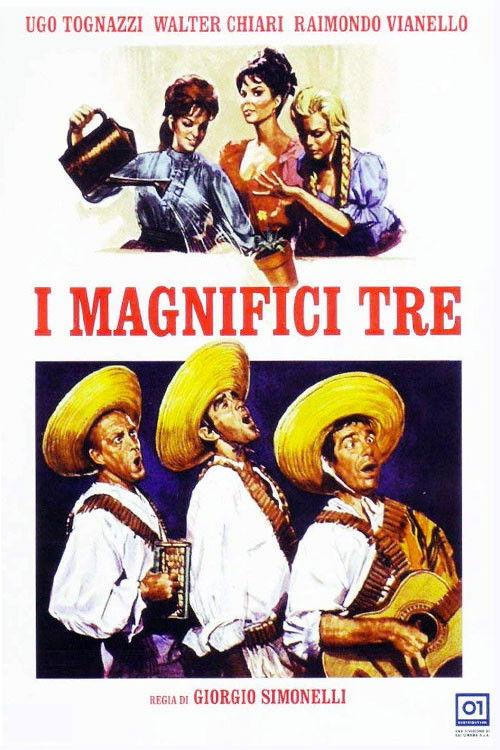 I magnifici tre 1961 official movie poster
