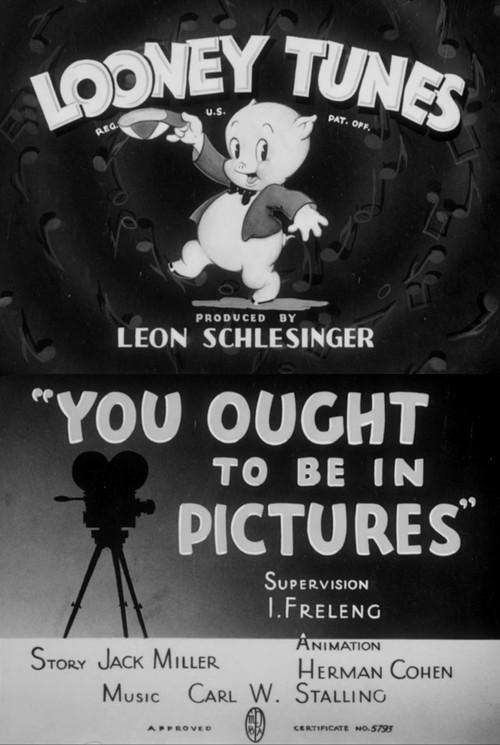 You Ought to Be in Pictures 1940 official movie poster