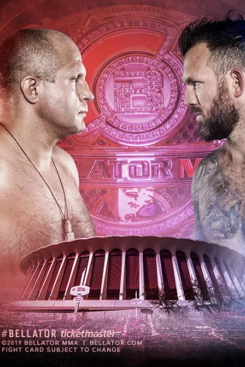 Bellator 214: Fedor vs. Bader 2019 official movie poster