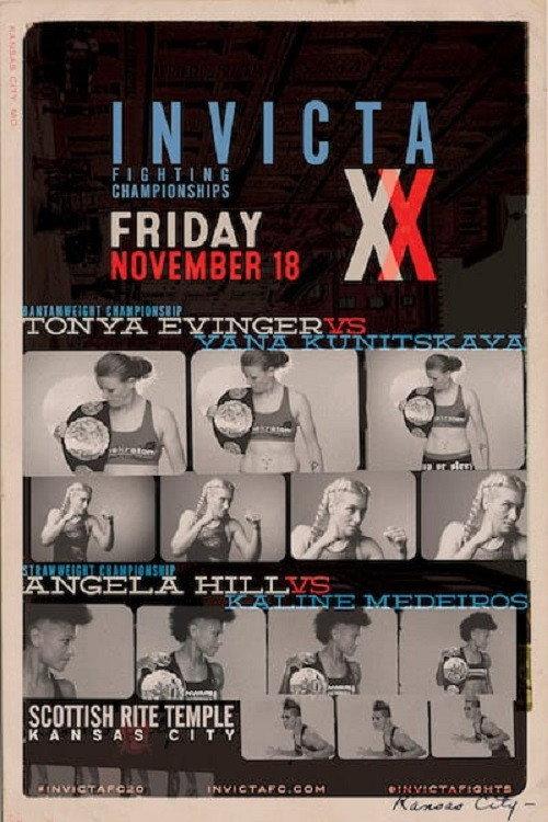 Invicta FC 20: Evinger vs. Kunitskaya 2016 official movie poster