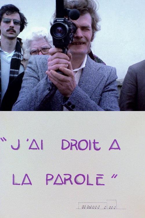 J'ai droit à la parole 1981 official movie poster