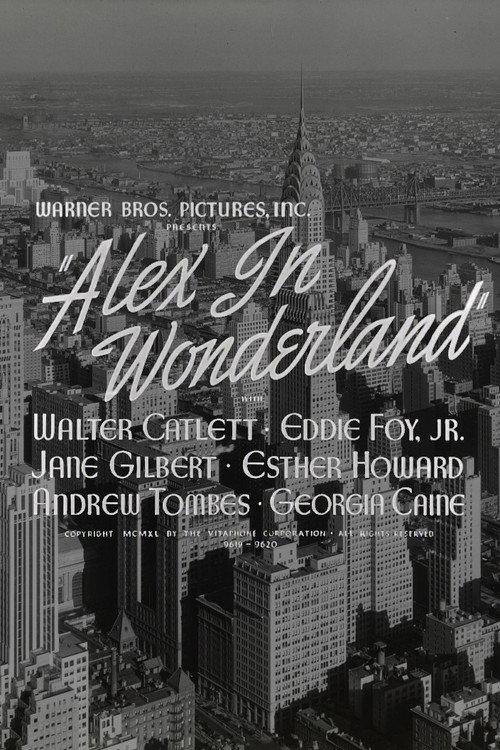 Alex in Wonderland 1940 official movie poster