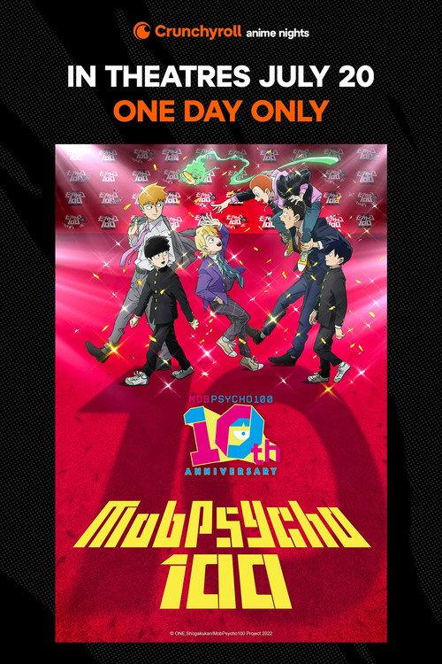 Crunchyroll Anime Nights - Mob Psycho 100 2026 official movie poster