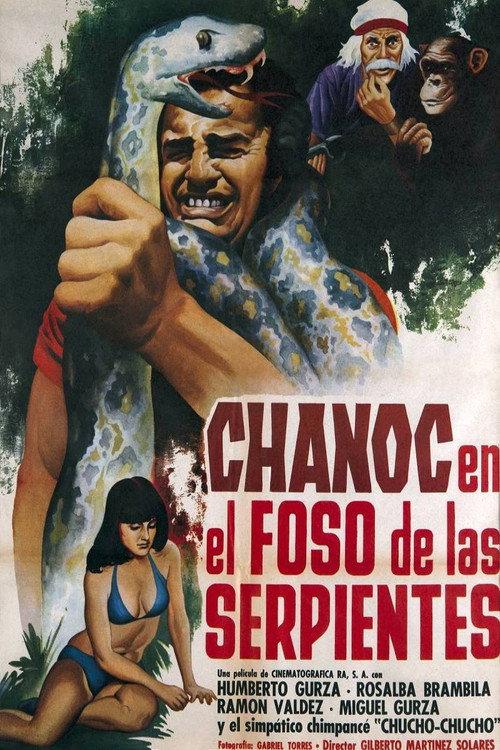 Chanoc en el foso de las serpientes 1975 official movie poster