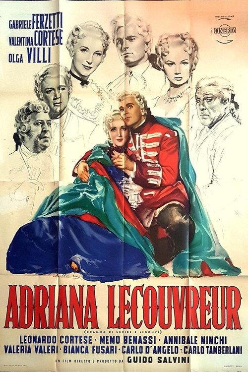 Adriana Lecouvreur 1955 official movie poster