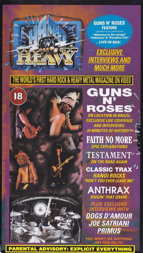 Hard 'N Heavy Volume 13 1991 official movie poster