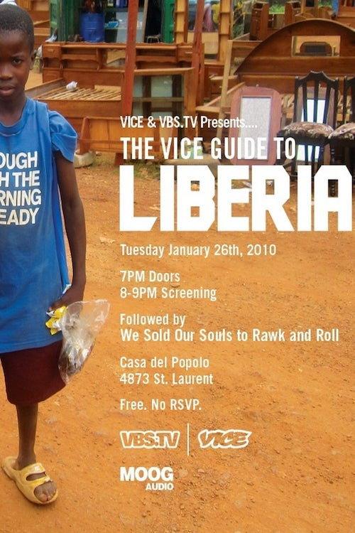 The Cannibal Warlords of Liberia 2009 official movie poster
