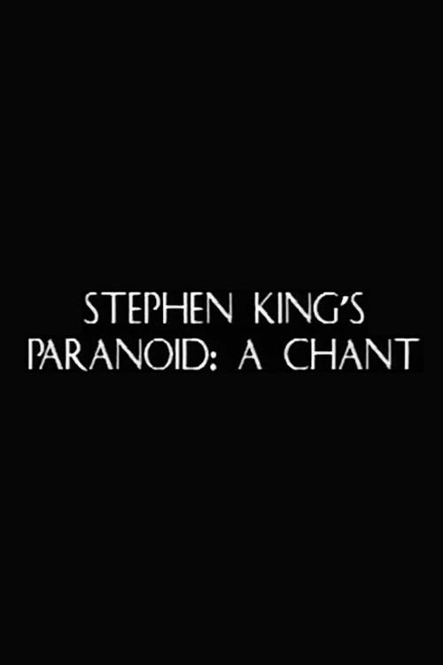 Paranoid: A Chant 1994 official movie poster