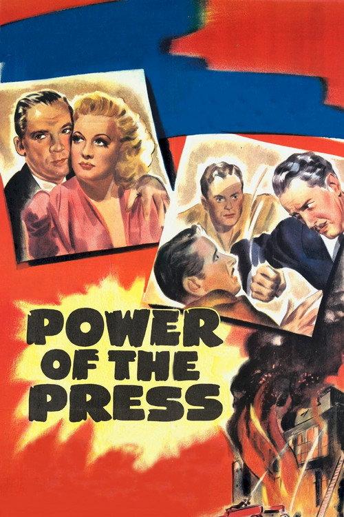 Power of the Press 1943 official movie poster