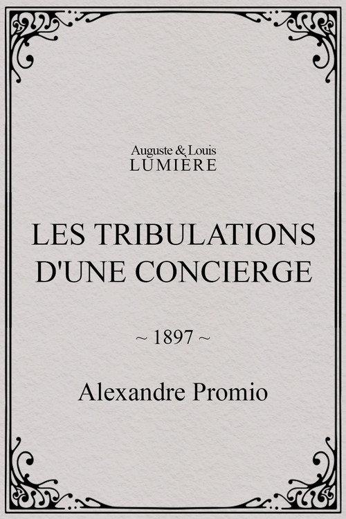 Les tribulations d'une concierge 1897 official movie poster