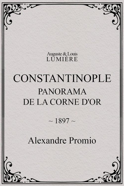 Constantinople, panorama de la corne d'or 1897 official movie poster