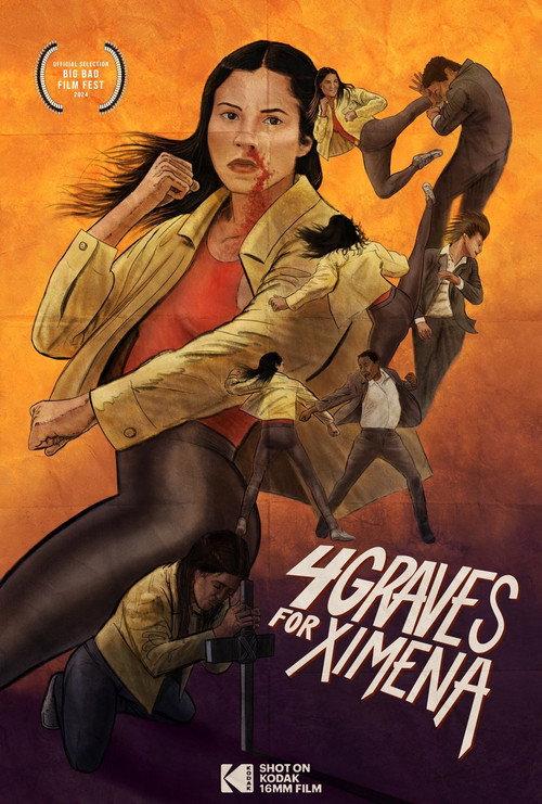 4 Graves for Ximena 2024 official movie poster