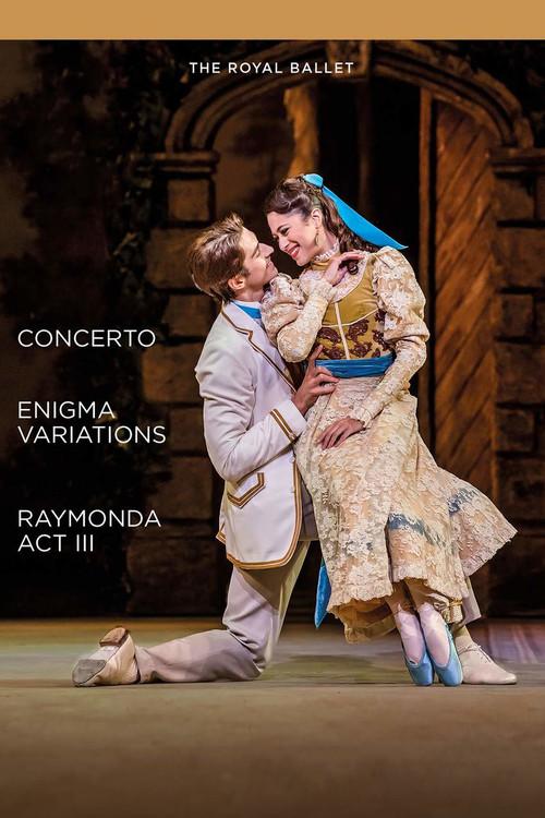 Concerto / Enigma Variations / Raymonda Act III (Royal Ballet) 2019 official movie poster