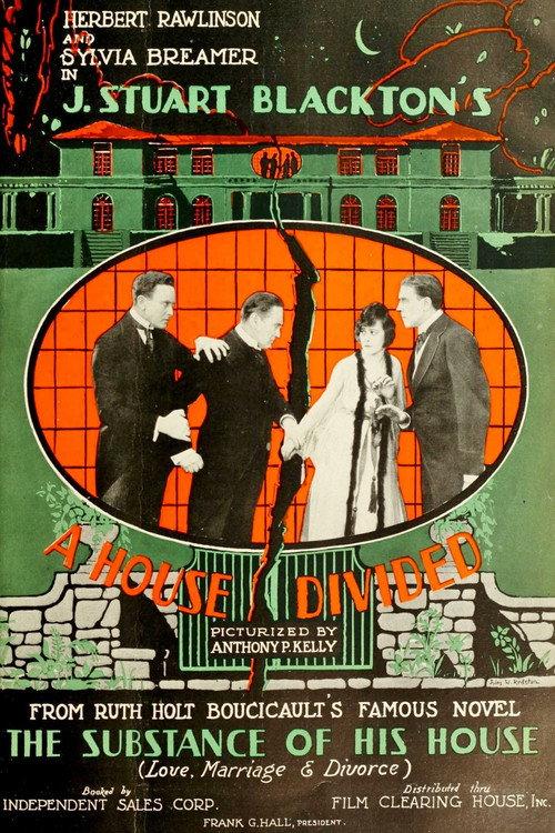 A House Divided 1919 official movie poster