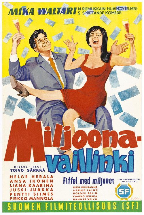 Miljoonavaillinki 1961 official movie poster