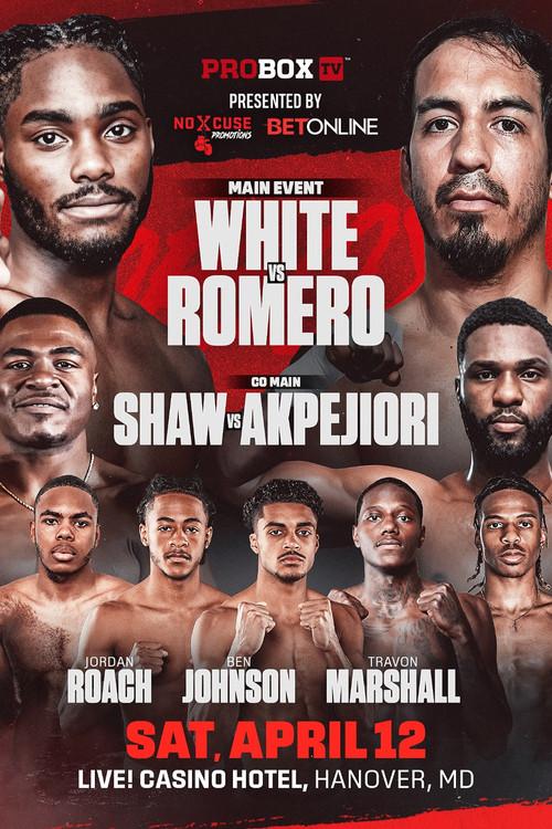 Jordan White vs. Jose Matias Romero 2025 official movie poster