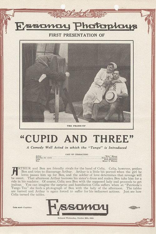 Cupid and Three 1913 official movie poster