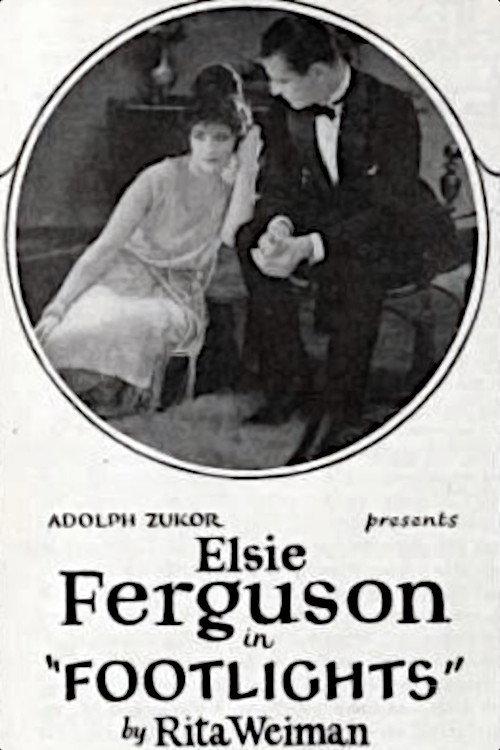 Footlights 1921 official movie poster