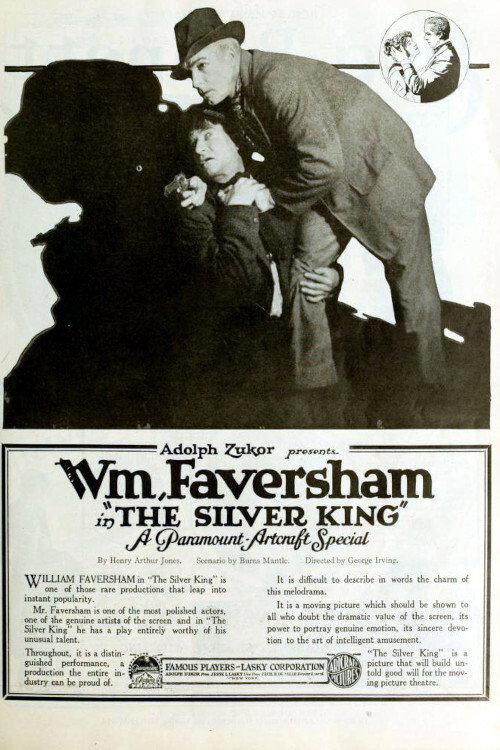 The Silver King 1919 official movie poster
