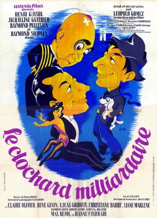 Le clochard milliardaire 1951 official movie poster