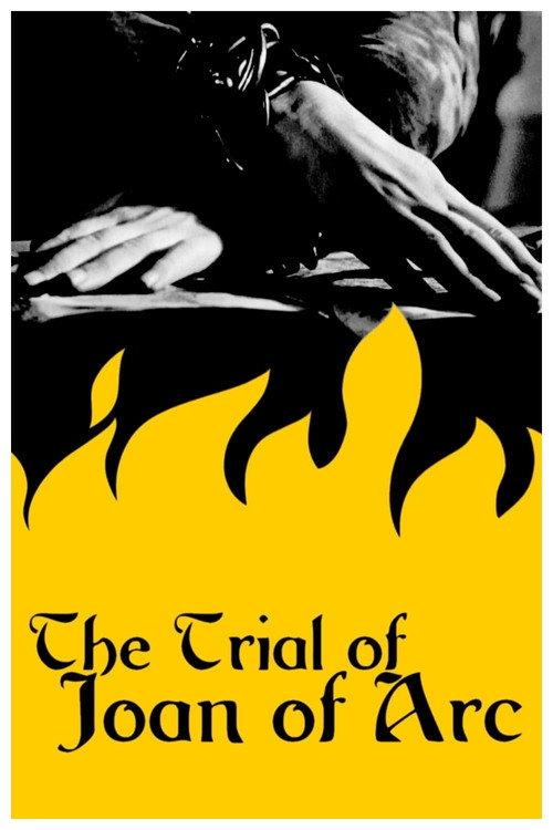 The Trial of Joan of Arc 1963 official movie poster