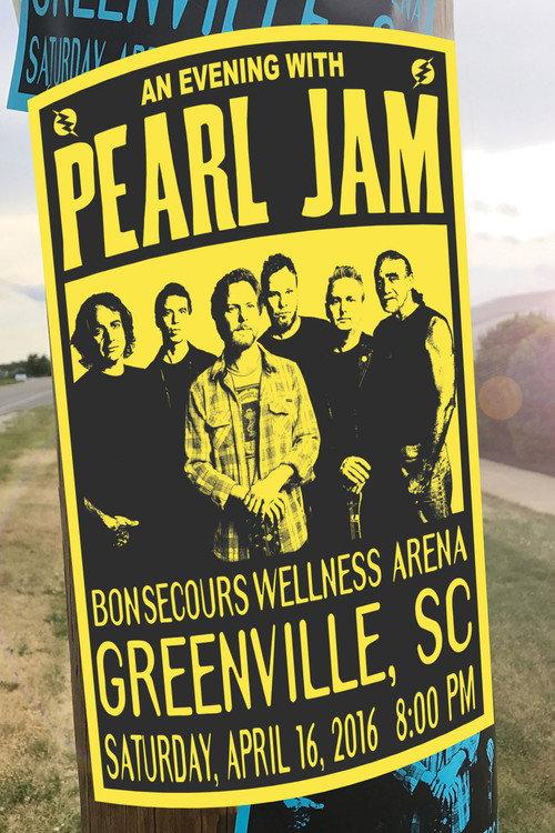 Pearl Jam: Greenville 2016 - The Vs. Show 2016 official movie poster