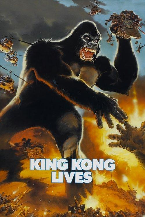 King Kong Lives 1986 official movie poster