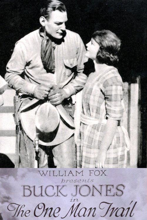 The One-Man Trail 1921 official movie poster