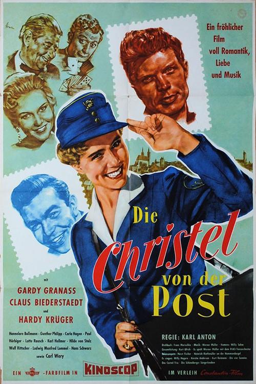 Die Christel von der Post 1956 official movie poster