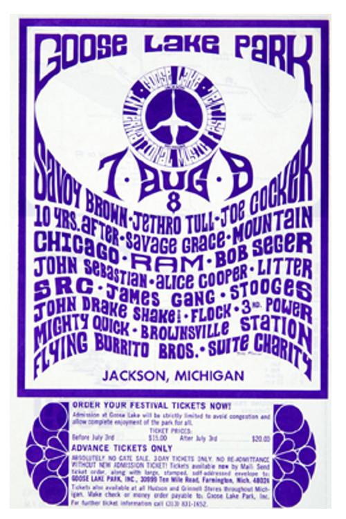 Goose Lake International Music Festival 1970 official movie poster