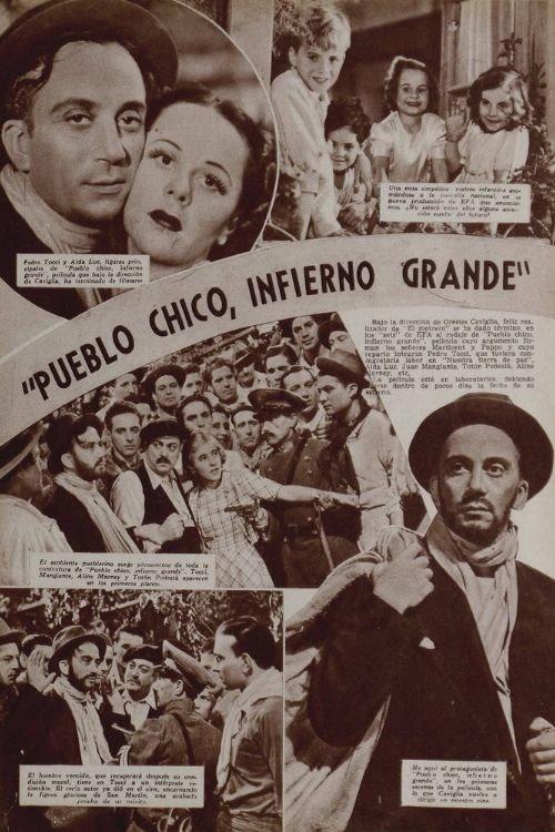 Pueblo chico, infierno grande 1940 official movie poster