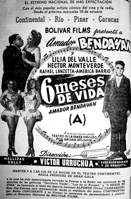 Seis meses de vida 1951 official movie poster