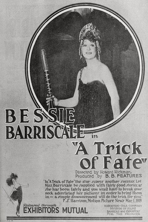 A Trick of Fate 1919 official movie poster