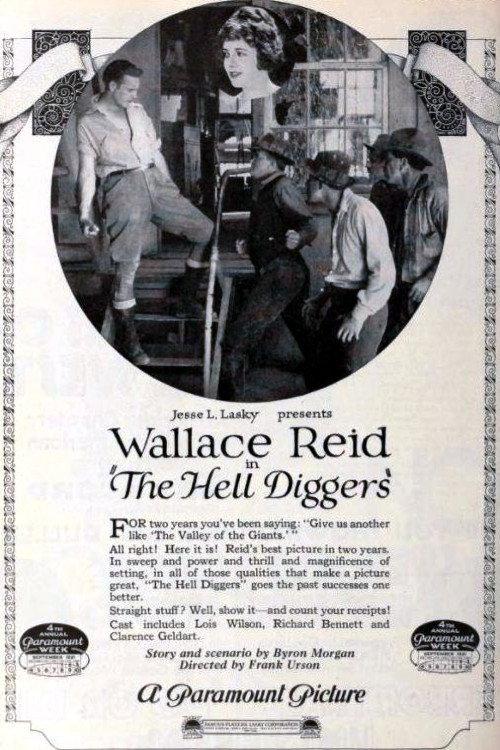 The Hell Diggers 1921 official movie poster