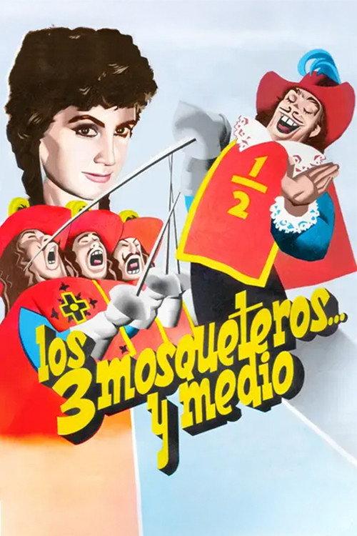 Los tres mosqueteros y medio 1957 official movie poster