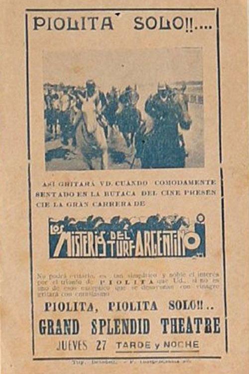 Los misterios del turf argentino 1924 official movie poster
