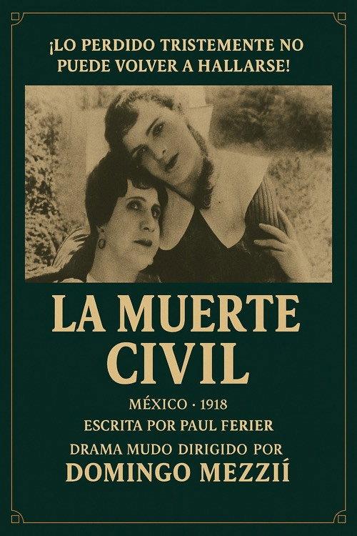 La muerte civil 1918 official movie poster