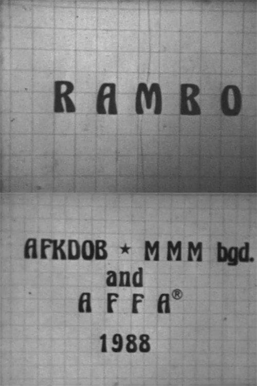 How We Cut Up and Flipped Rambo 1988 official movie poster