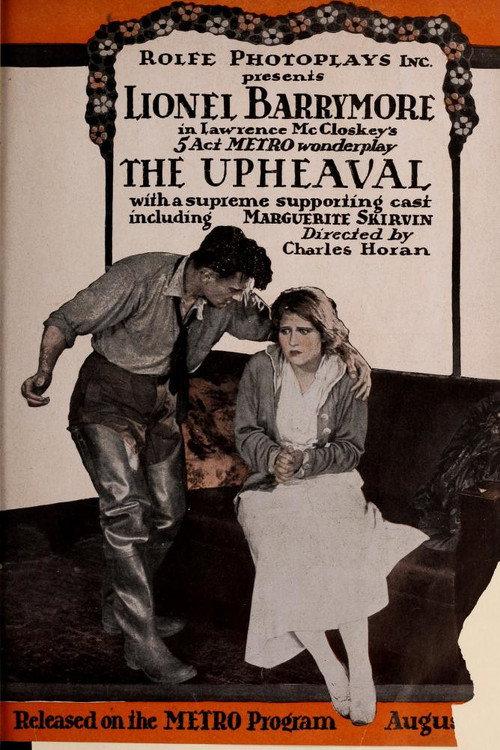 The Upheaval 1916 official movie poster