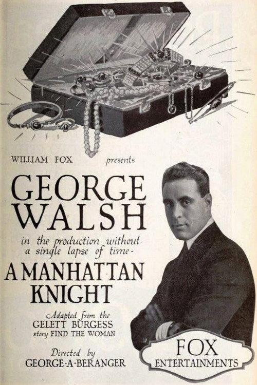 A Manhattan Knight 1920 official movie poster