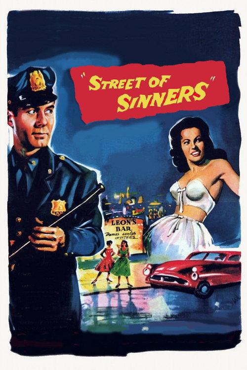 Street of Sinners 1957 official movie poster