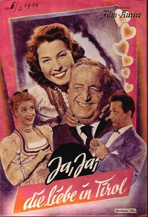 Ja, ja, die Liebe in Tirol 1955 official movie poster