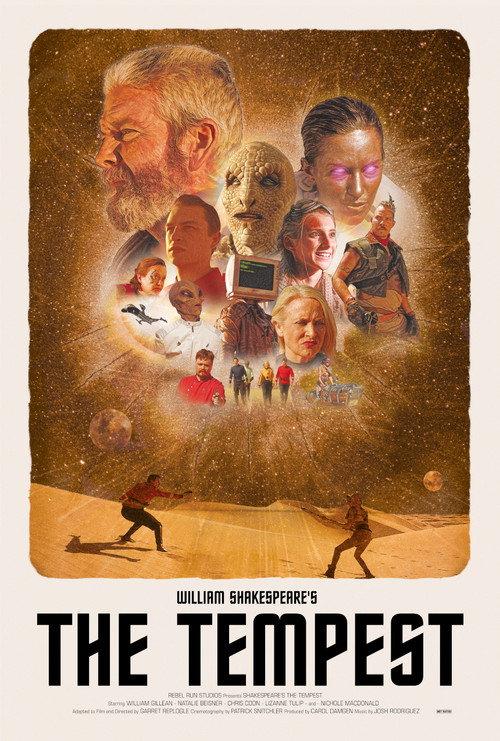 William Shakespeare's The Tempest 2025 official movie poster
