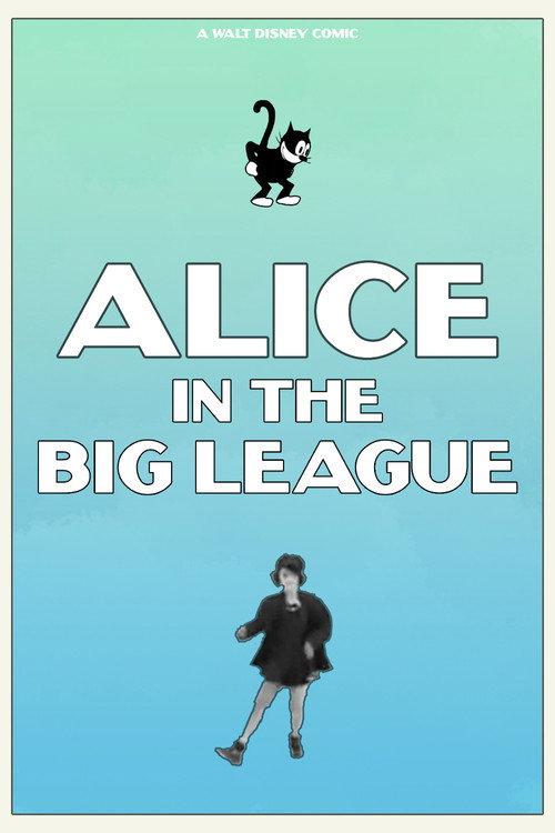 Alice in the Big League 1927 official movie poster