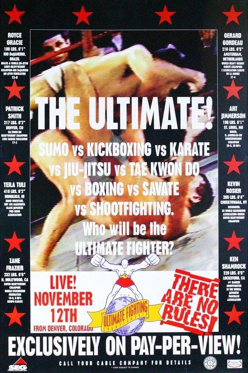 UFC 1: The Beginning 1993 official movie poster