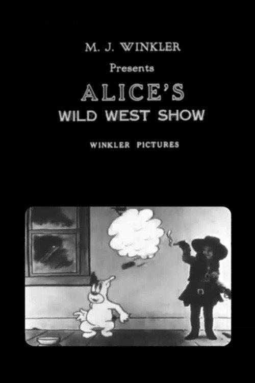 Alice's Wild West Show 1924 official movie poster