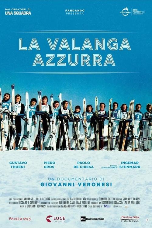 La valanga azzurra 2024 official movie poster