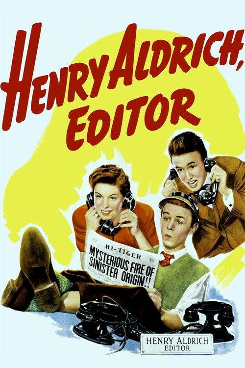 Henry Aldrich, Editor 1942 official movie poster