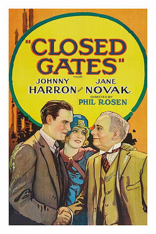 Closed Gates 1927 official movie poster