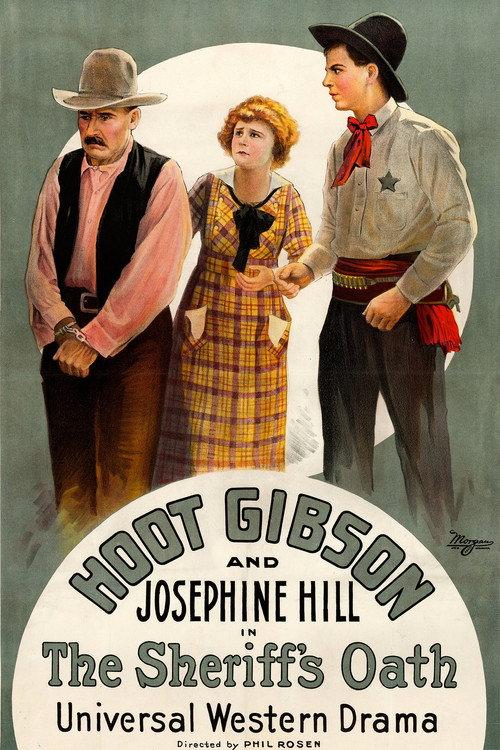 The Sheriff's Oath 1920 official movie poster
